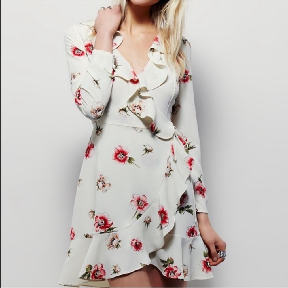 Free people Echo ruffle, floral dress